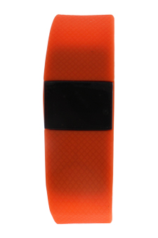 EK-H2 Health Sports Orange Silicone Bracelet by Eclock for Unisex - 1 Pc Bracelet