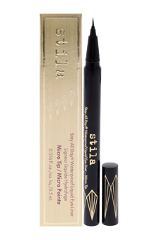 Stay All Day Waterproof Liquid Eye Liner Micro Tip - Intense Black by Stila for Women - 0.016 oz Eyeliner