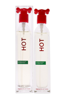 Hot by United Colors of Benetton for Women - 3.3 oz EDT Spray
