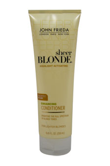 Sheer Blonde Highlight Activating Enhancing Conditioner For Lighter Blondes by John Frieda for Unisex - 8.45 oz Conditioner