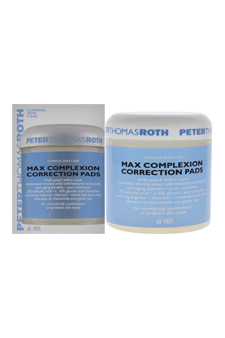 Max Complexion Correction Pads by Peter Thomas Roth for Unisex - 60 Pc Pads