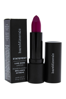 Statement Luxe-Shine Lipstick - Frenchie by bareMinerals for Women - 0.12 oz Lipstick