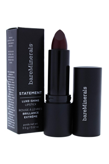 Statement Luxe-Shine Lipstick - NSFW by bareMinerals for Women - 0.12 oz Lipstick