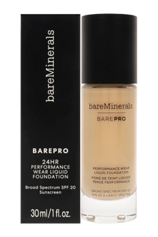 Barepro Performance Wear Liquid Foundation SPF 20 - # 12 Warm Natural by bareMinerals for Women - 1 oz Foundation