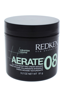 Aerate 08 All-Over Bodifying Cream Mousse by Redken for Unisex - 3.2 oz Mousse