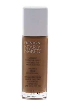 Nearly Naked Makeup SPF 20 - # 190 True Beige by Revlon for Women - 1 oz Foundation