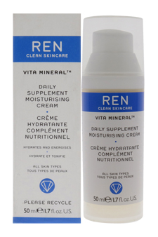 Vita Mineral Daily Supplement Moisturising Cream by REN for Unisex - 1.7 oz Cream