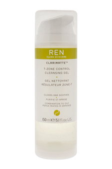 Clarimatte T-Zone Control Cleansing Gel - Combination To Oily Skin by REN for Unisex - 5.1 oz Gel