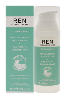 Clearcalm 3 Replenishing Gel Cream by REN for Women - 1.7 oz Gel Cream