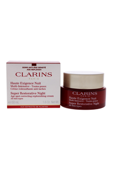Super Restorative Night - All Skin Types by Clarins for Unisex - 1.7 oz Night Cream
