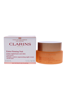 New Extra-Firming Night Rejuvenating Cream - All Skin Types by Clarins for Unisex - 1.7 oz Cream