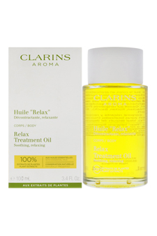 Relax Body Treatment Oil by Clarins for Unisex - 3.4 oz Oil