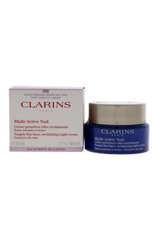 Multi-Active Night Cream - Normal to Dry Skin by Clarins for Unisex - 1.7 oz Cream