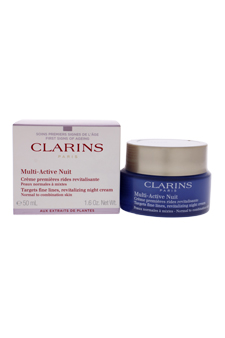 Multi-Active Night Cream - Normal to Combination Skin by Clarins for Women - 1.6 oz Cream