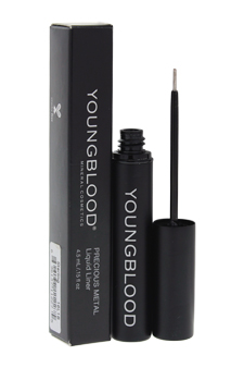 Precious Metal Liquid Liner - Sterling by Youngblood for Women - 0.15 oz Eyeliner