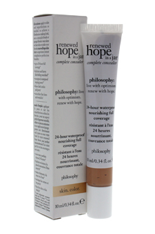Renewed Hope In Jar Complete Concealer Waterproof - # 6.0 Almond by Philosophy for Women - 0.34 oz Concealer