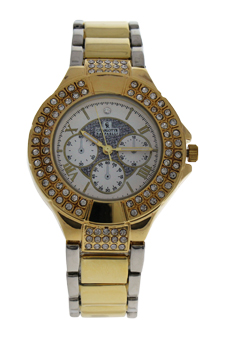 CRM003 Gold/Silver Gold Stainless Steel Bracelet Watch by Charlotte Raffaelli for Women - 1 Pc Watch