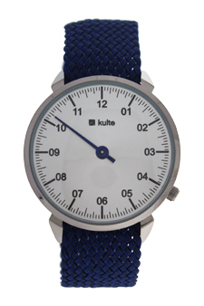 KUTPBL Forever - Silver/Blue Nylon Strap Watch by Kulte for Unisex - 1 Pc Watch