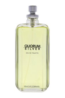 Quorum Silver by Antonio Puig for Men - 3.4 oz EDT Spray (Tester)