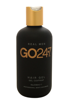 Real Men Hair Gel by GO247 for Men - 8 oz Gel