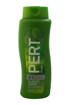 Classic clean 2 in 1 Shampoo & Conditioner For Normal Hair by Pert Plus for Unisex - 25.4 oz Shampoo & Conditioner