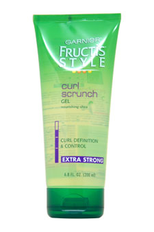 Fructis Style Curl Scrunch Gel Curl Definition & Control Extra Strong by Garnier for Unisex - 6.8 oz Gel