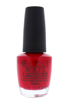 Nail Lacquer # NL Z13 Color So Hot It Berns by OPI for Women - 0.5 oz Nail Polish