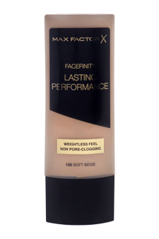 Lasting Performance Long Lasting Foundation - # 105 Soft Beige by Max Factor for Women - 35 ml Foundation